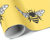 Manchester Bee Cadeaupapier (Rol Hoek)
