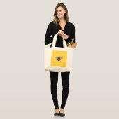 Manchester Bee Grote Tote Bag (Voorkant (model))