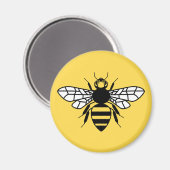 Manchester Bee Magneet (Voorkant / Achterkant)