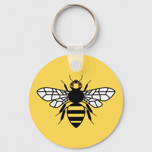 Manchester Bee Sleutelhanger (Voorkant)