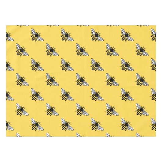 Manchester Bee Tafelkleed (Voorkant (Horizontaal))