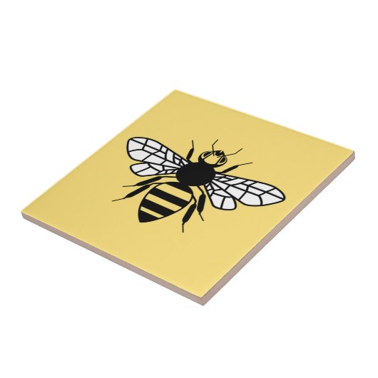 Manchester Bee Tegeltje (Zijkant)