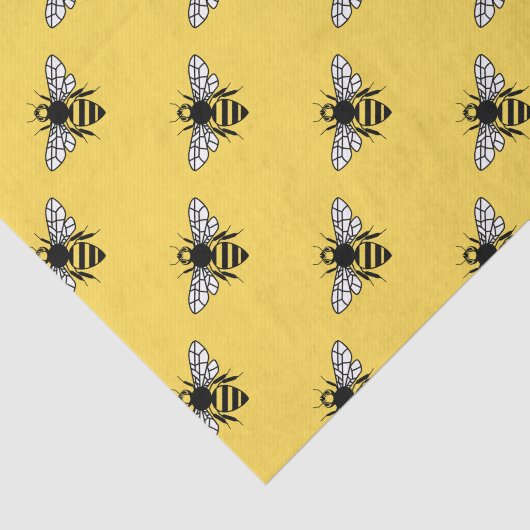 Manchester Bee Tissuepapier (Detail)