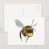 Manchester Bee x Manchester Metrolink tram Briefkaart (Voorkant / Achterkant)