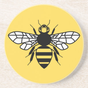 Manchester Bee Zandsteen Onderzetter