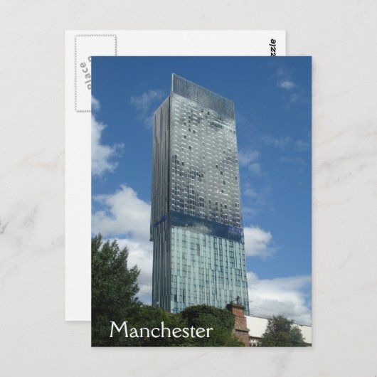 Manchester Beetham Tower Briefkaart (Voorkant / Achterkant)