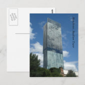 Manchester, Beetham Tower Briefkaart (Voorkant / Achterkant)