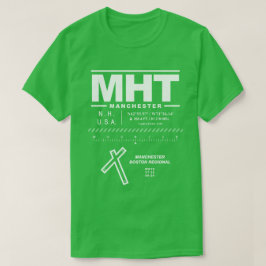 Manchester-Boston Regional Airport MHT T-shirt