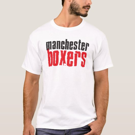 Manchester Boxers T Shirt Classic (Voorkant)