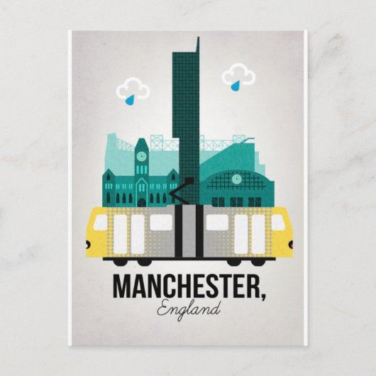 Manchester Briefkaart (Voorkant)