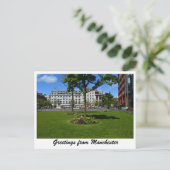 Manchester briefkaart (Staand voorkant)