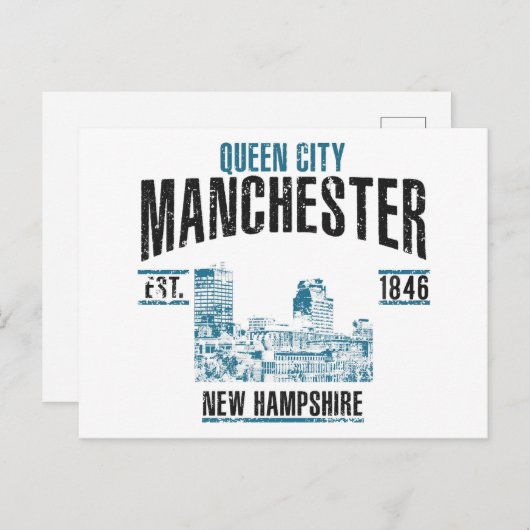 Manchester Briefkaart (Voorkant / Achterkant)