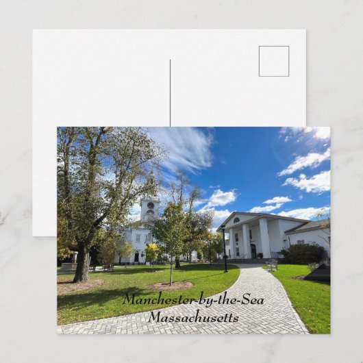 Manchester-by-the Zee Massachusetts Briefkaart (Voorkant / Achterkant)