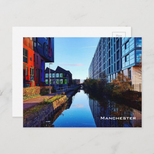 Manchester Canal Briefkaart (Voorkant / Achterkant)
