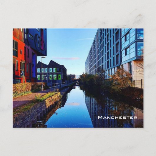 Manchester Canal Briefkaart (Voorkant)