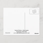 Manchester, centraal station briefkaart (Achterkant)