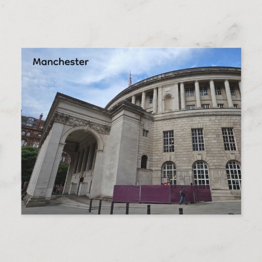 Manchester Central Library Briefkaart (Voorkant)