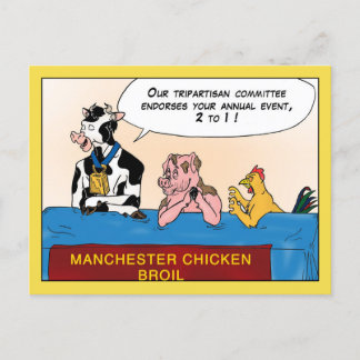 Manchester Chicken Broil Briefkaart