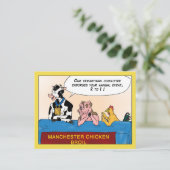 Manchester Chicken Broil Briefkaart (Staand voorkant)