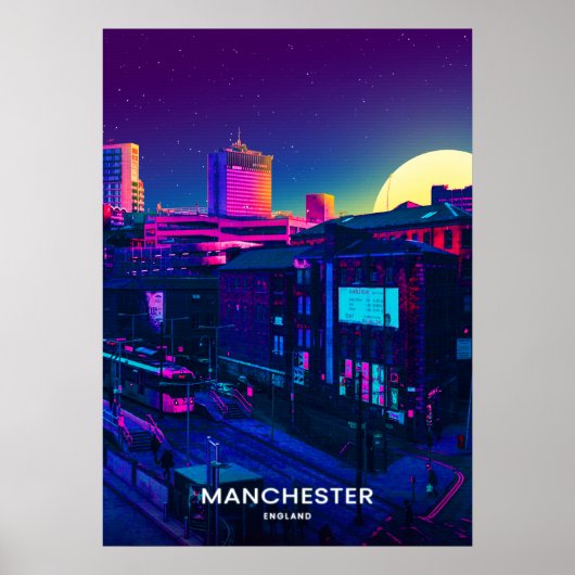 Manchester City Poster (Voorkant)