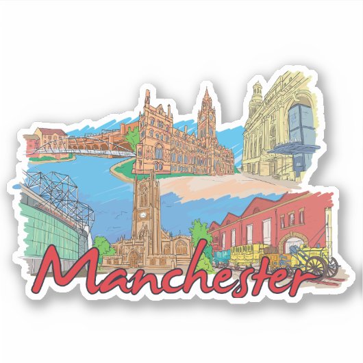 Manchester City Sticker (Voorkant)