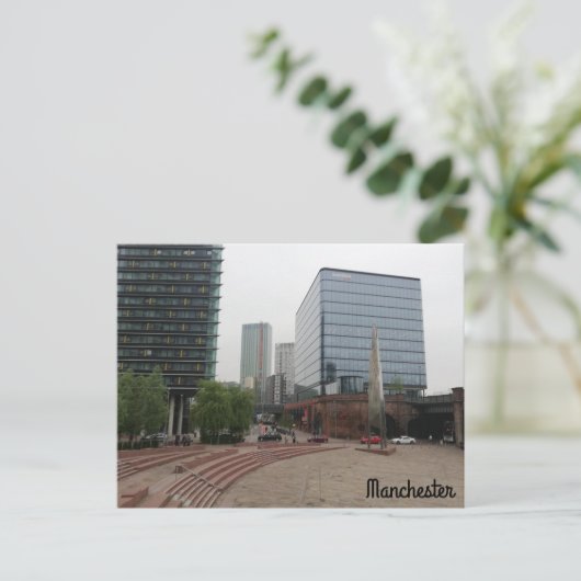 Manchester Cityscape Briefkaart (Staand voorkant)
