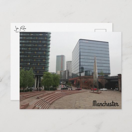 Manchester Cityscape Briefkaart (Voorkant / Achterkant)