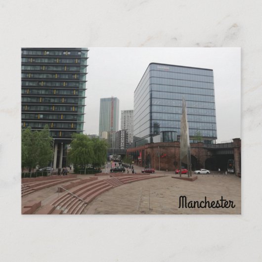 Manchester Cityscape Briefkaart (Voorkant)