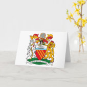Manchester Coat of Arms Greeting Card Kaart (Gele Bloem)