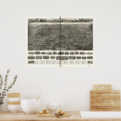 Manchester Connecticut 1914 Panorama Poster (Keuken)