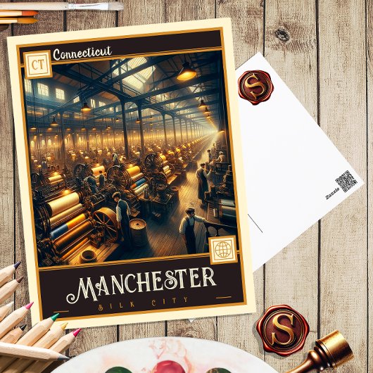 Manchester, Connecticut |  BRIEFKAART