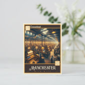 Manchester, Connecticut |  BRIEFKAART (Staand voorkant)