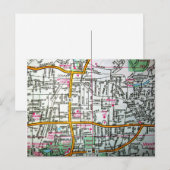 MANCHESTER, CT  Kaart Briefkaart (Voorkant / Achterkant)