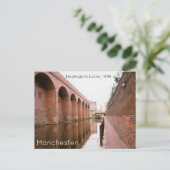 Manchester Deansgate Locks 1998 Briefkaart (Staand voorkant)