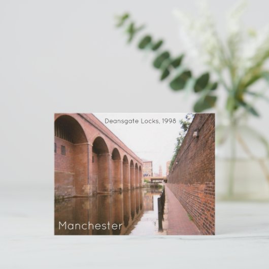 Manchester Deansgate Locks 1998 Briefkaart (Staand voorkant)