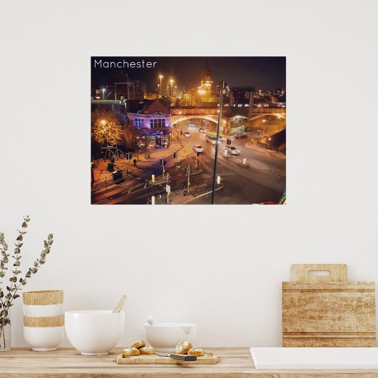 Manchester Deansgate Poster (Keuken)