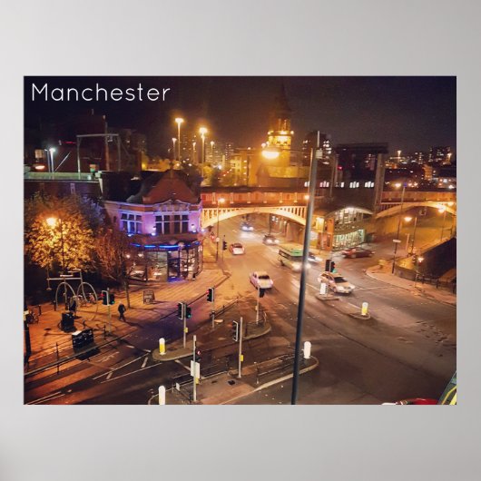 Manchester Deansgate Poster (Voorkant)