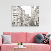 Manchester Deansgate uitzicht uit cafe.2010 Canvas Afdruk (Insitu (Woonkamer))