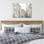 Manchester Deansgate uitzicht uit cafe.2010 Canvas Afdruk (Insitu (Slaapkamer))