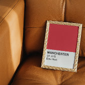 Manchester Devil Red - Volledige breedte Perfect Poster