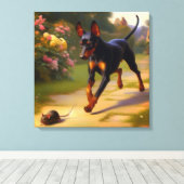 manchester dooder canvas afdruk (Insitu (Houten vloer))