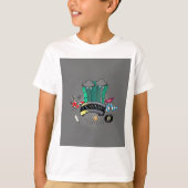 Manchester en Greater Manchester met bijen en tram T-shirt (Voorkant)