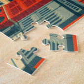 Manchester Engeland Legpuzzel Vintage Reis VK (Zijkant)