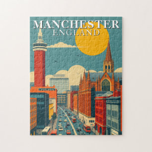 Manchester Engeland Legpuzzel Vintage Reis VK