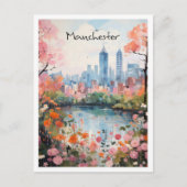 Manchester Engeland Reis Esthetiek Briefkaart (Voorkant)
