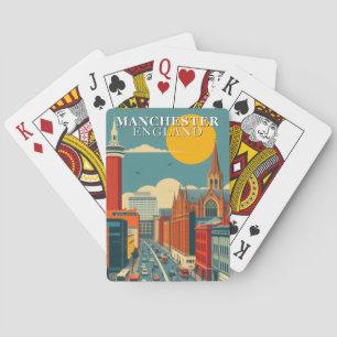 Manchester Engeland Speelkaarten Deck Vintage