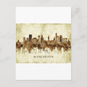 Manchester England Cityscape Uitnodiging Briefkaart (Voorkant)