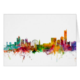 Manchester England Skyline