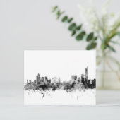 Manchester England Skyline Briefkaart (Staand voorkant)