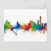 Manchester England Skyline Briefkaart (Voorkant)